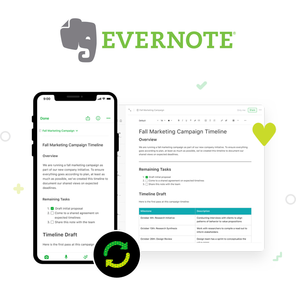 Syncs with Evernote Cover