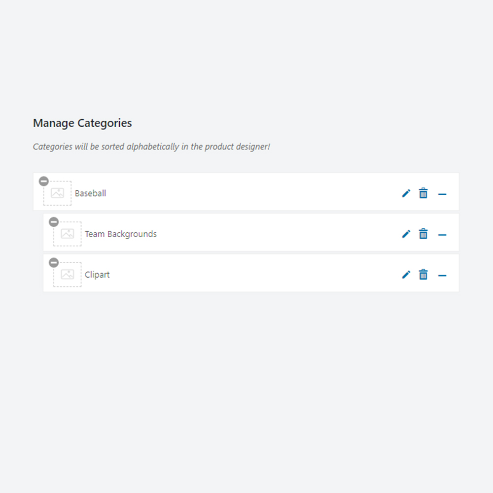 Categories/Sub Categories Cover
