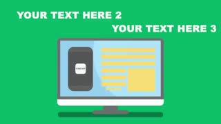 Mobile App Flat Style