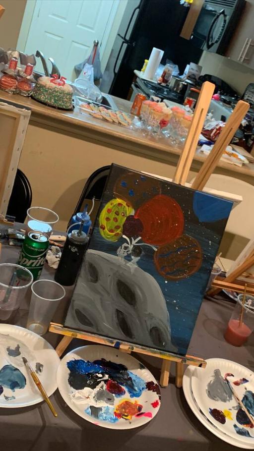 Paint and sip with a Houston professional