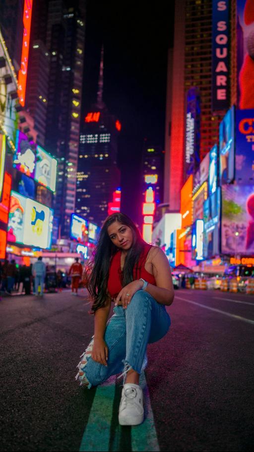 Times Square Night-time Edition Photoshoot