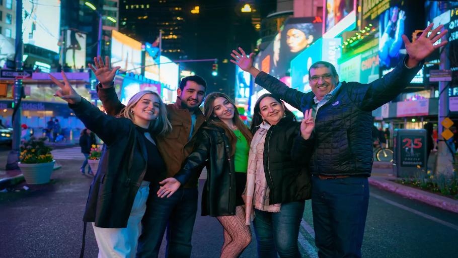 Times Square Night-time Edition Photoshoot