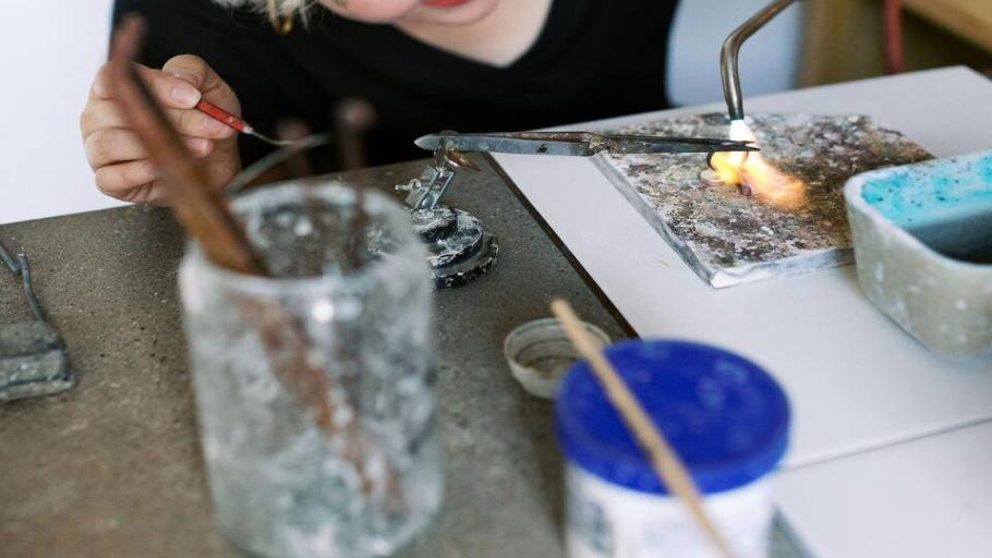 Forge a Silver Ring with a Silversmith