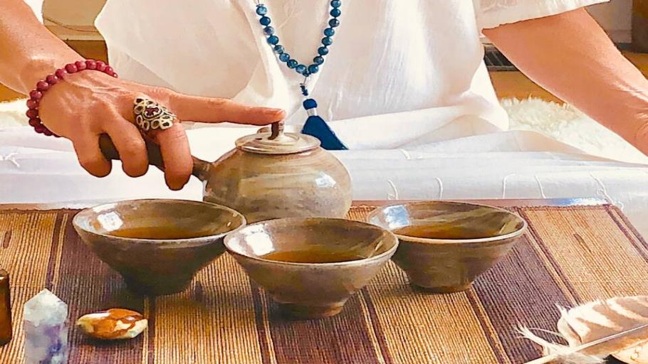 Sacred Living Tea Ceremony with Joy