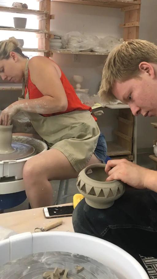 Play With Clay at a Pottery Studio