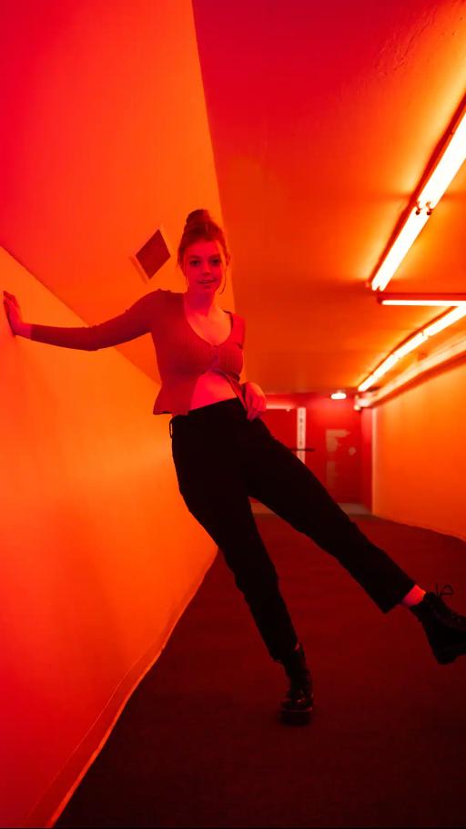 Neon underground tunnels tour and photoshoot