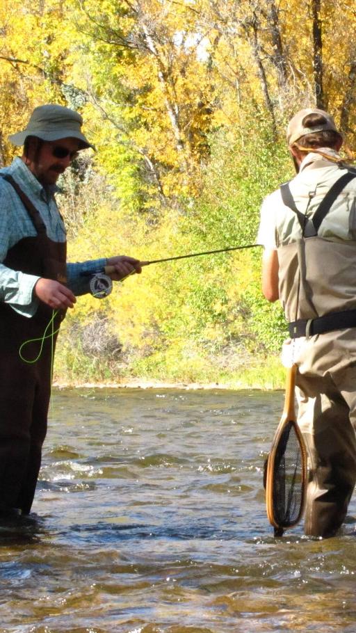 Learn FlyFishing Guided cast&fish clinic