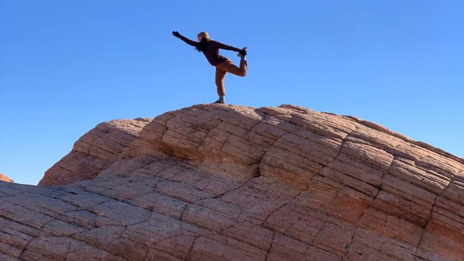 Yoga in Snow Canyon State Park